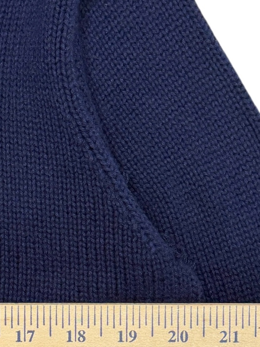 Polo Ralph Lauren Sweater Men Small Blue Applique Logo Cotton Crew Knit Spellout - Picture 5 of 9